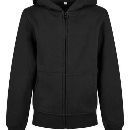 Organic kids basic zip hoodie Thumbnail