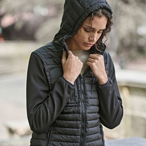 Women’s hooded crossover jacket (9629) Thumbnail