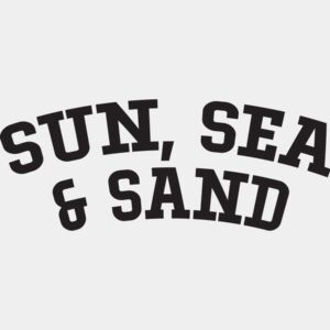 sun sea sand single colour Thumbnail