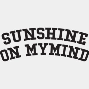 sunshine on my mind single colour Thumbnail
